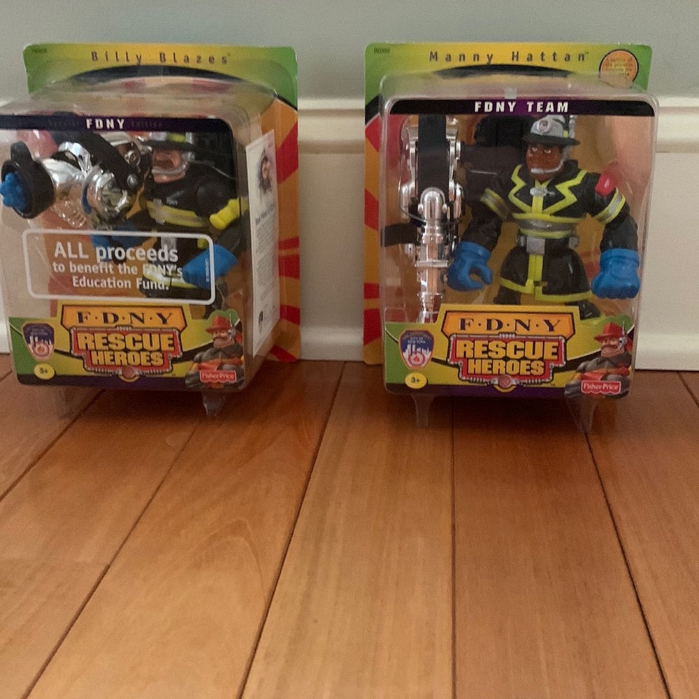 Vintage 2001 FDNY Rescue Heroes